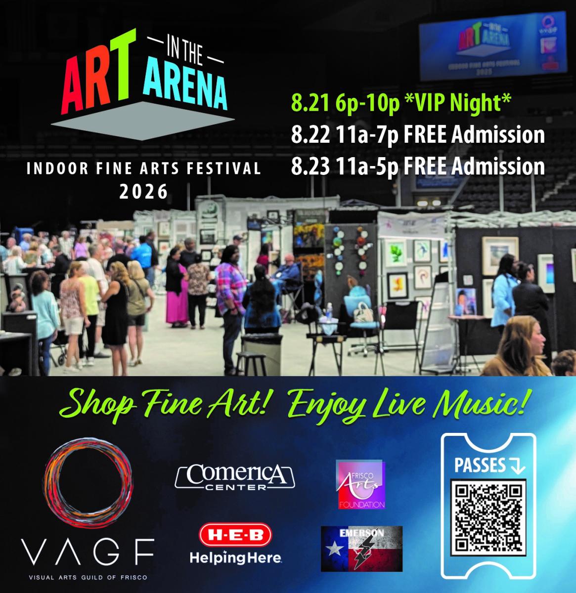 Art in the Arena Frisco 2026