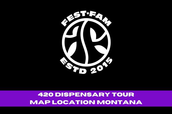 420 DISPENSARY TOUR MAP LOCATION-MONTANA