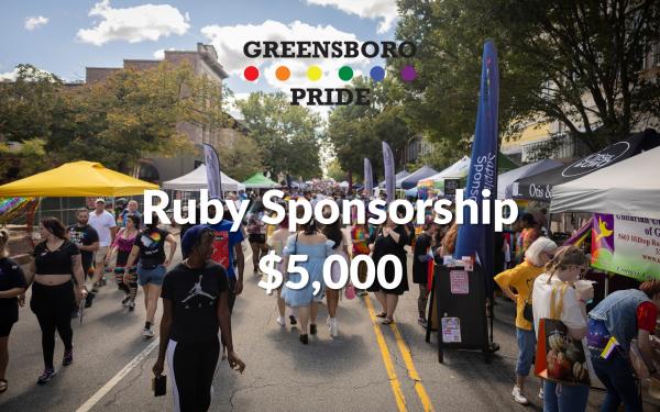 $5,000 - Ruby Sponsorship