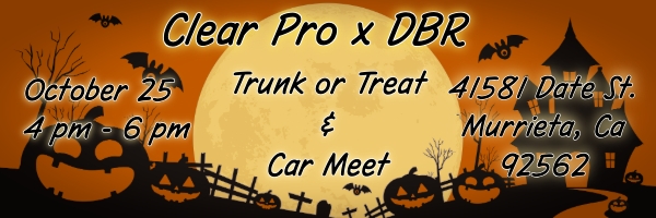 Clear Pro & DBR Trunk or Treat