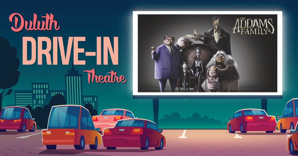 Drive- in Theatre Featuring The Addams Family