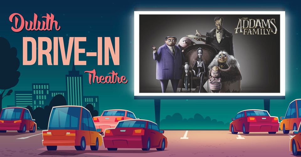 Drive- in Theatre Featuring The Addams Family cover image