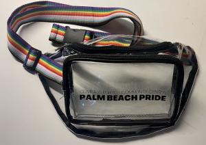 *Limited Edition Palm Beach Pride Clear Crossbody Bag cover picture