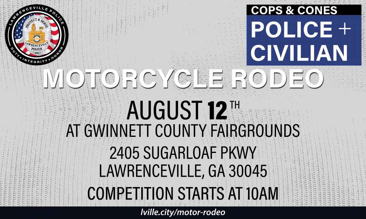 Cops & Cones Motorcycle Rodeo cover image