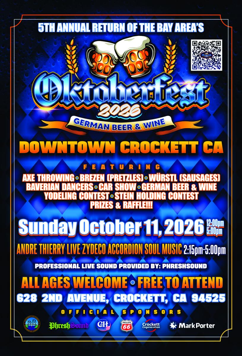 Bay Area's Oktoberfest 2026 Crockett, California