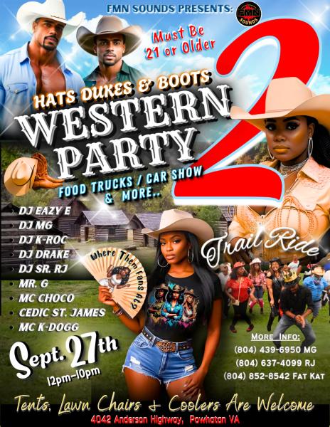 Hats, Dukes & Boots Western Party