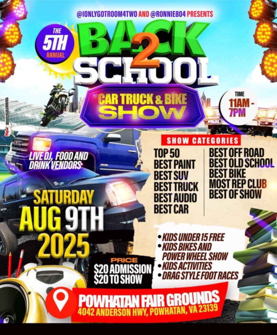Back 2 School Car, Bike & Truck Show