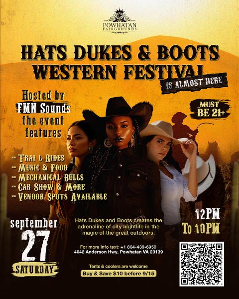 Hats, Dukes & Boots Western Party