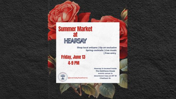 Summer Market at Hearsay