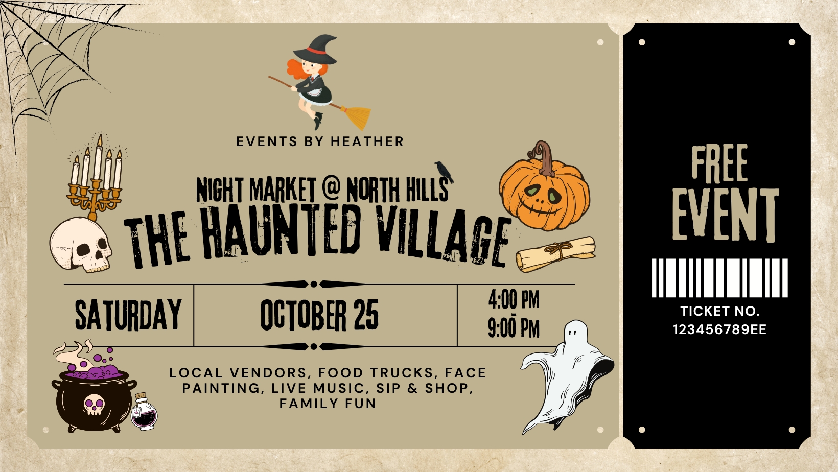 Night Market @ North Hills: The Haunted Village