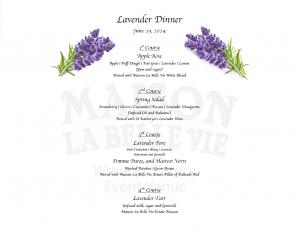 Gourmet Lavender Dinner with Maison La Belle Vie cover picture