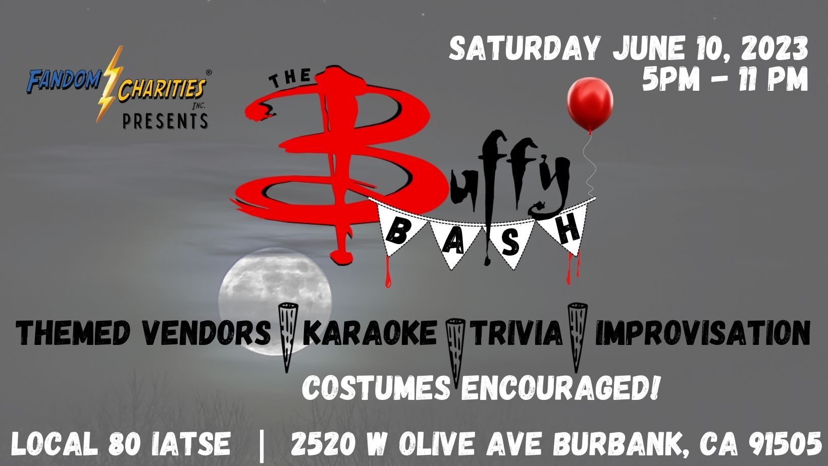 Buffy Bash: a Night of Karaoke, Trivia, Improv, Slay Demons and Celebrate the Chosen One cover image