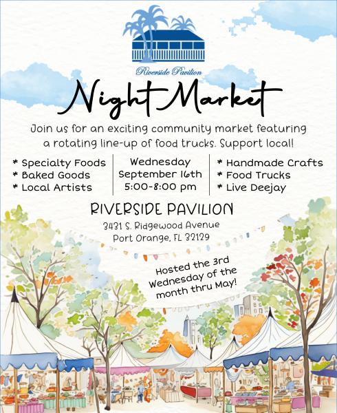 Port Orange Night Market (Riverside Pavilion)