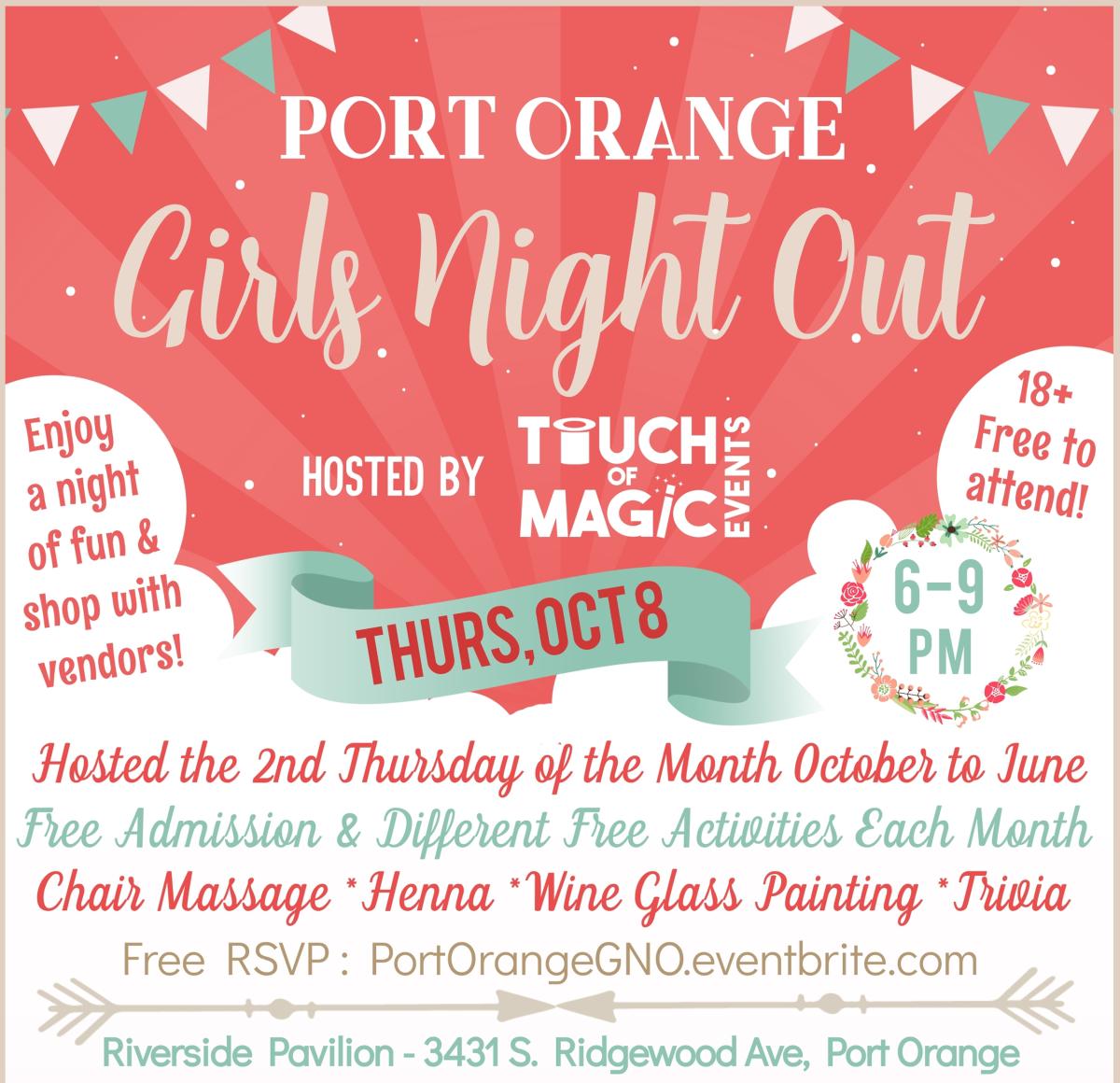 Port Orange Monthly Girls Night Out