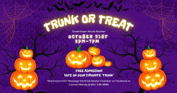 Trunk or Treat, Downtown Knob Noster, MO