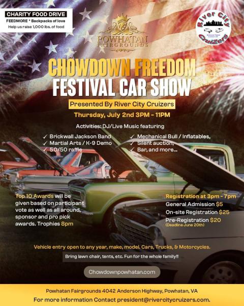 2026 ChowDown in Powhatan Freedom Festival