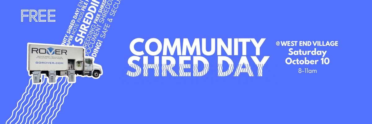 West End Village Community Shred Day 2026