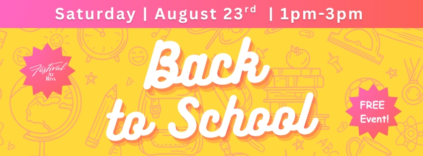 Back to School Supply Hunt-Festival at Riva