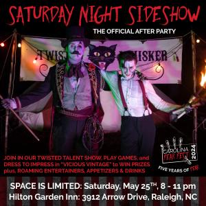 Saturday SIDESHOW - Bloody Good Saturday Night Party cover picture