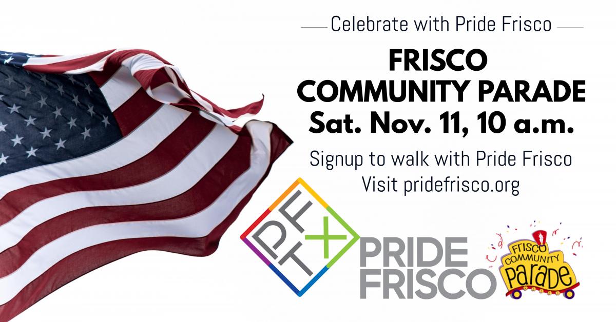 Walk with Pride Frisco: Frisco Community Parade 2023 cover image