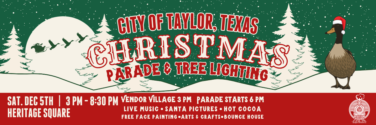 City of Taylor: Christmas Parade, Tree Lighting, and Vendor Village