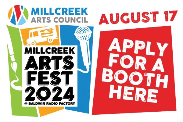 2024 Millcreek Arts Fest Artist Booth Application