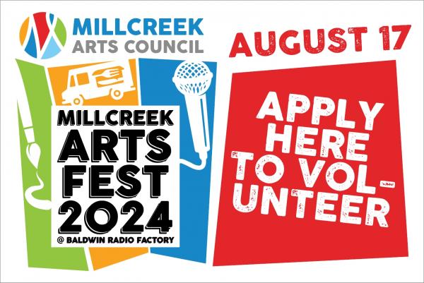 2024 Millcreek Arts Fest Volunteer Application