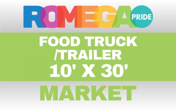 Food Truck/Trailer - 10' X  30'