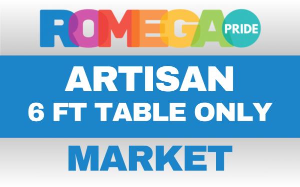 Startup Artisan - 6' table (table provided)