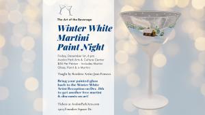 Winter White Martini  Paint Night cover picture