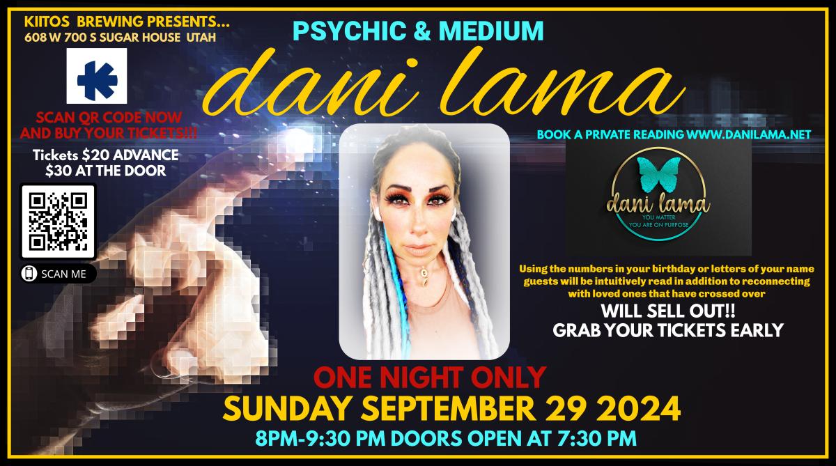 Dani Lama Show at Kiitos Brewery Salt Lake City cover picture