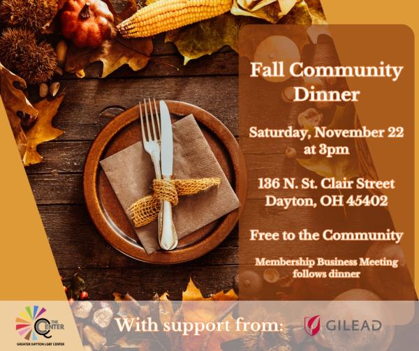 Fall Community Dinner 2025