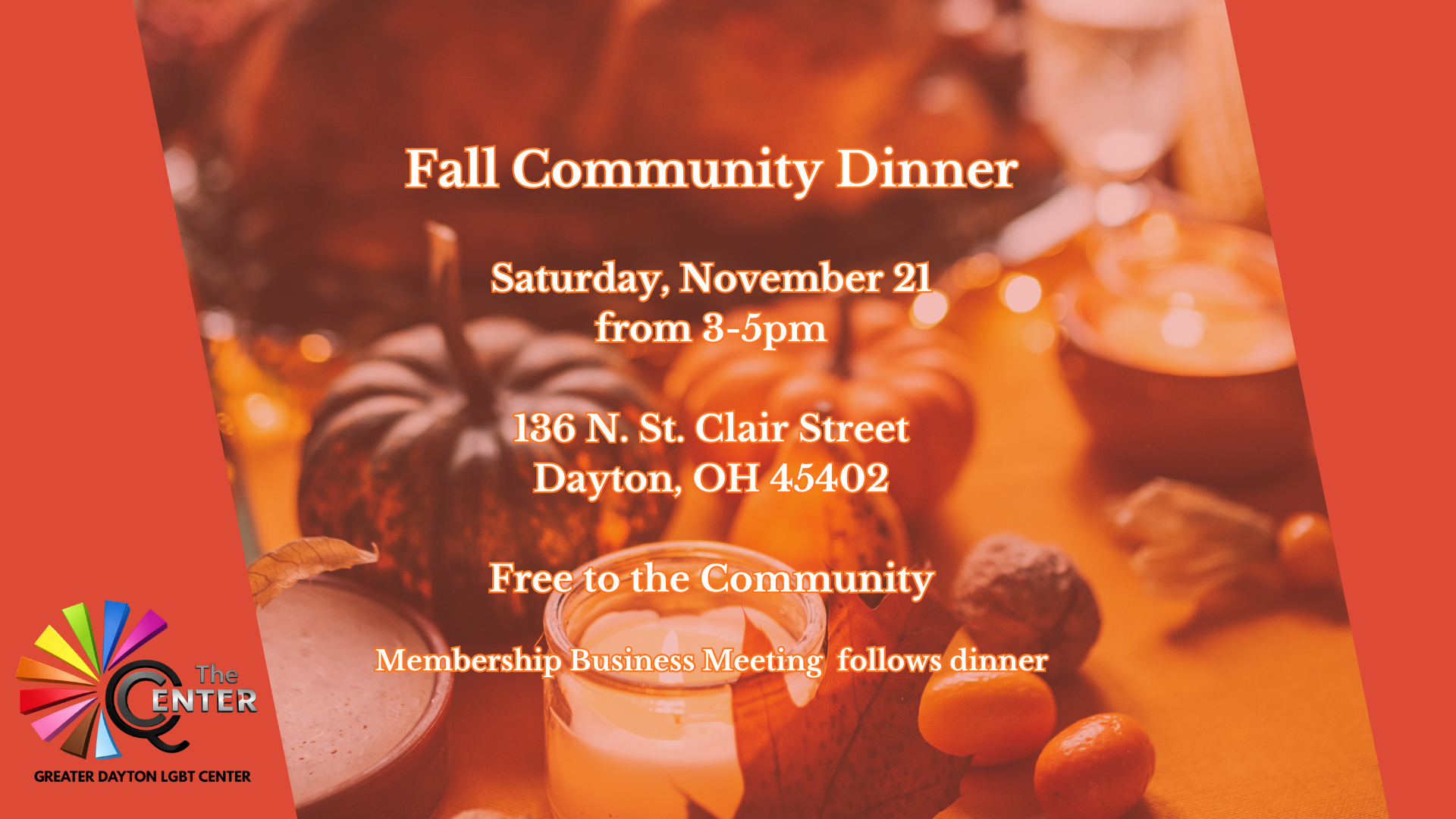 Fall Community Dinner 2026