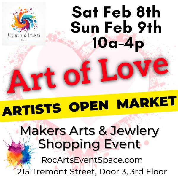 Art of Love - Artist Application - 2 day event Feb 8th & 9th Sat/Sun 10am/4pm Art of Love - Artist Application - 2 day event Feb 8th & 9th Sat/Sun 10am/4pm