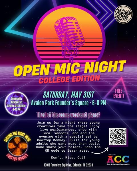Open Mic at Avalon Park