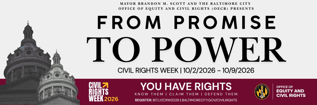 Baltimore City Civil Rights Week 2026