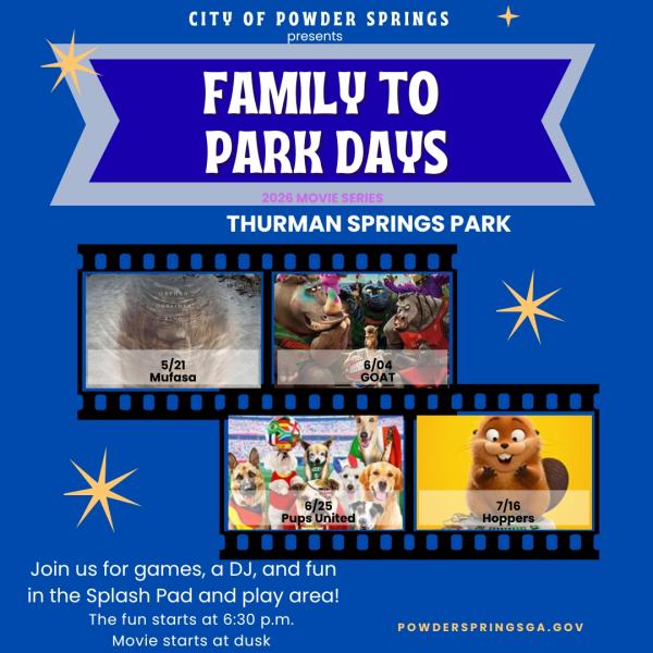 2026 Family to Park Movie Series