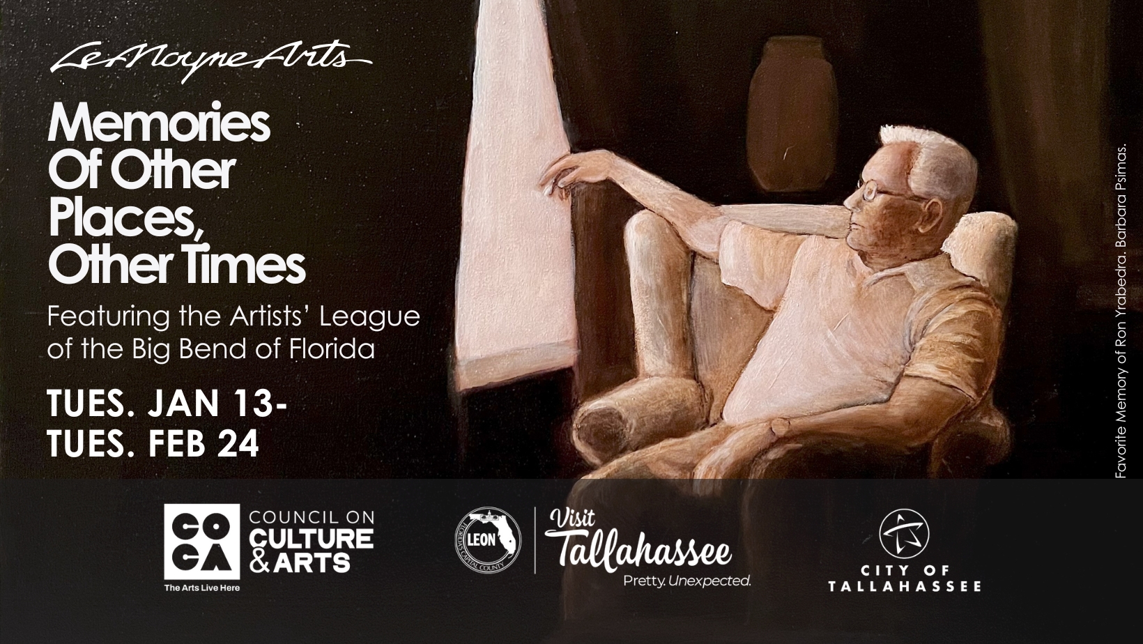 LeMoyne Arts: Memories of Other Places, Other Times ft. the Artists' League of the Big Bend of Florida