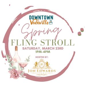 Downtown Vacaville Spring Fling Stroll (advanced ticket) cover picture