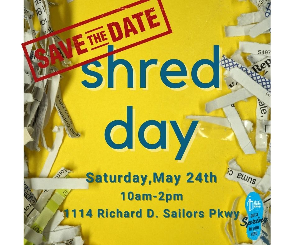 Shred Day Spring 2025 Rescheduled