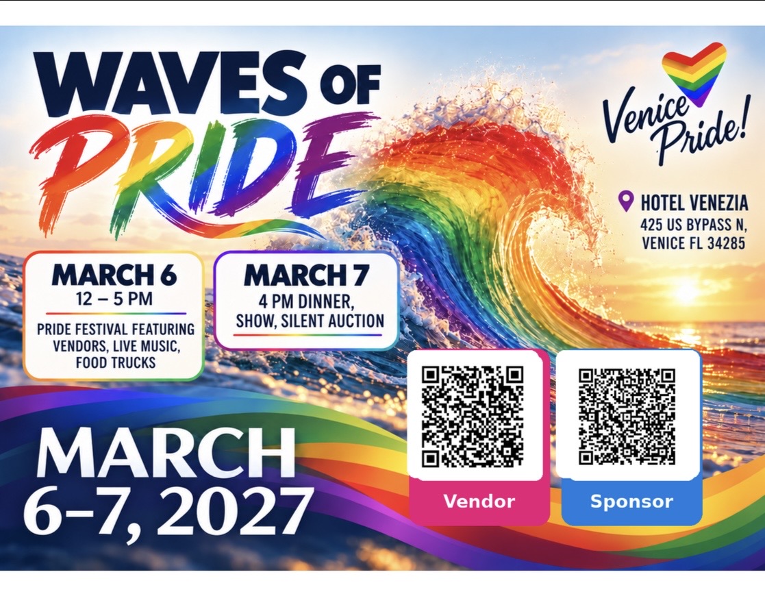 Waves of Pride....Venice Pride Weekend 2027