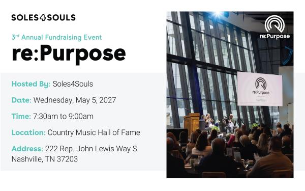 re:Purpose  A Fundraising Breakfast to support Soles4Souls