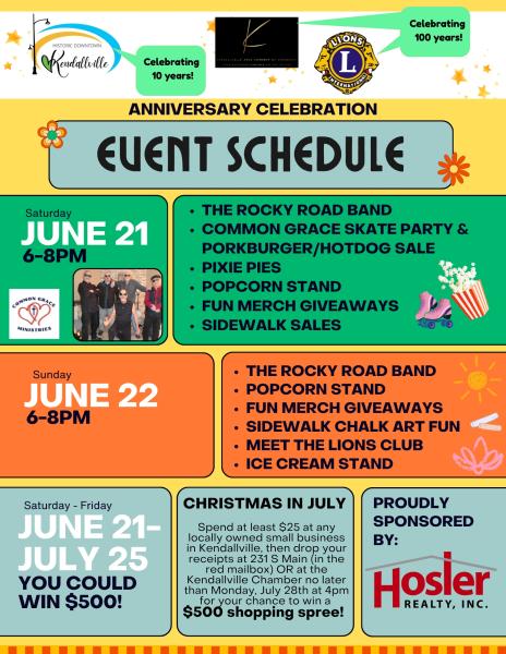 Community Anniversary Celebration