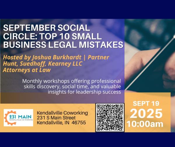 Sept Social Circle: Top 10 Small Business Legal Mistakes