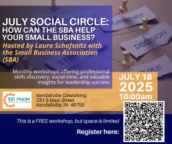 July Social Circle: How the SBA can support your small business