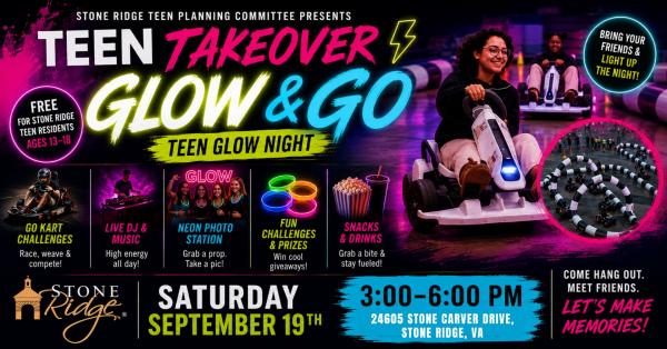 SR:  Teen Takeover - Glow & Go Teen Glow Night