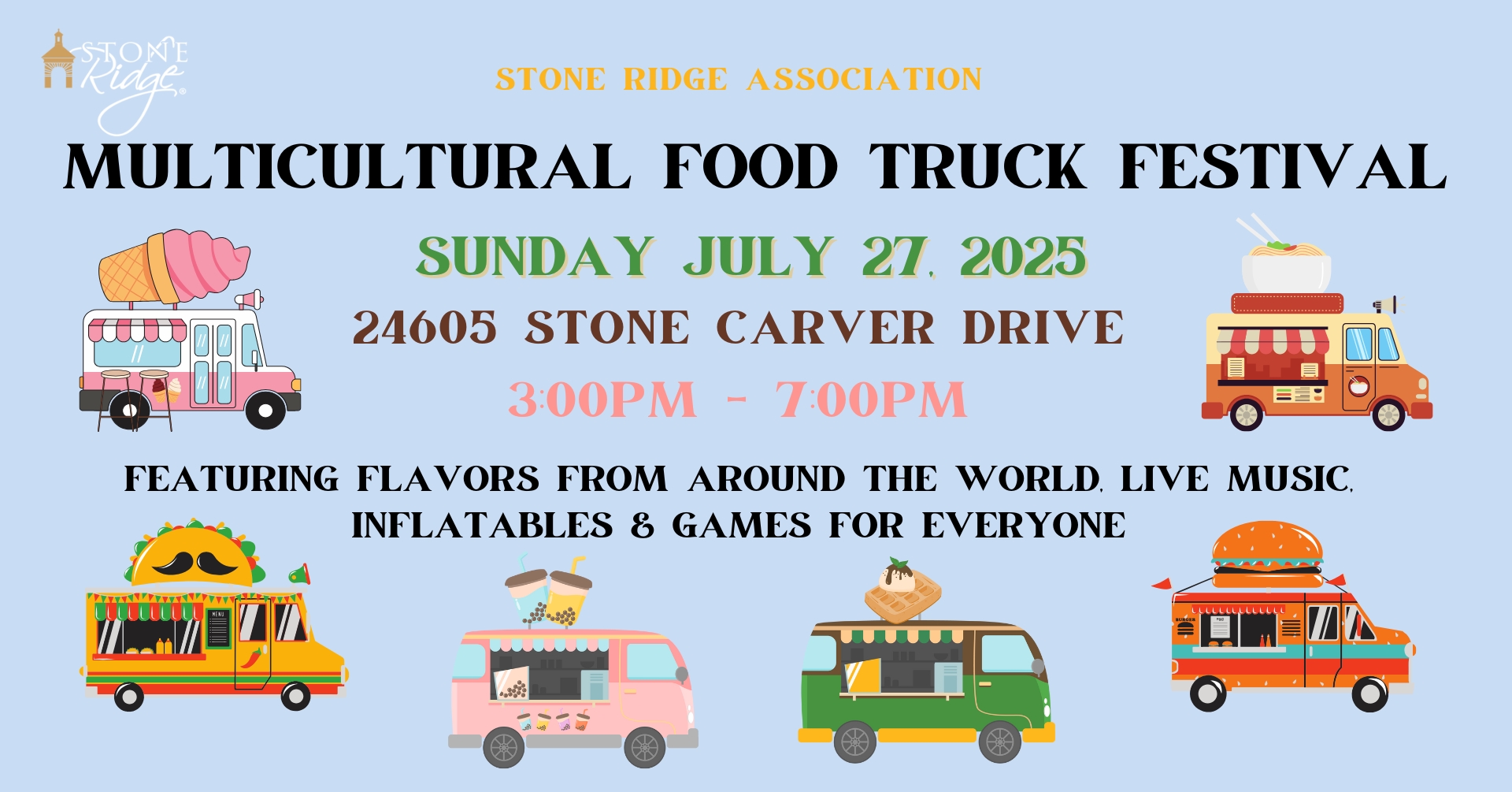 Stone Ridge -Multicultural Food Truck Festival