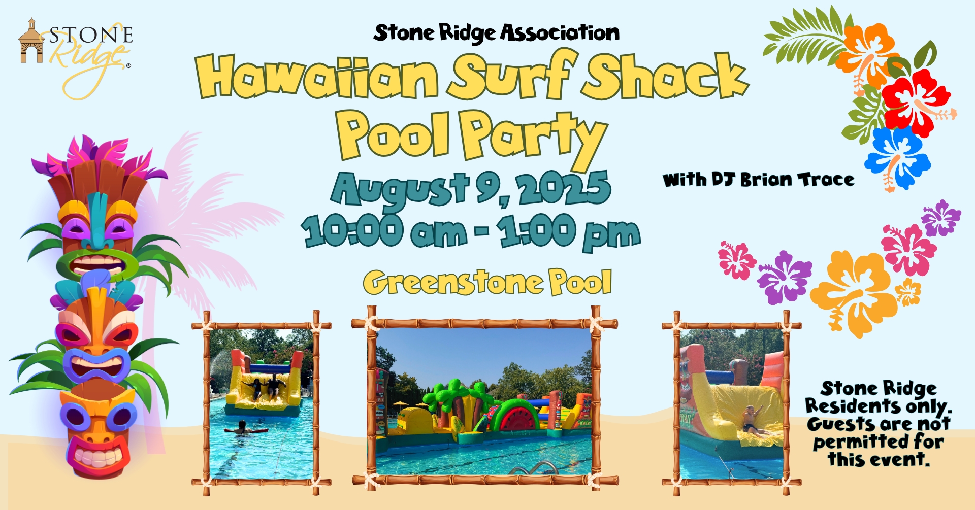 Stone Ridge: Hawaiian Surf Shack Pool Party
