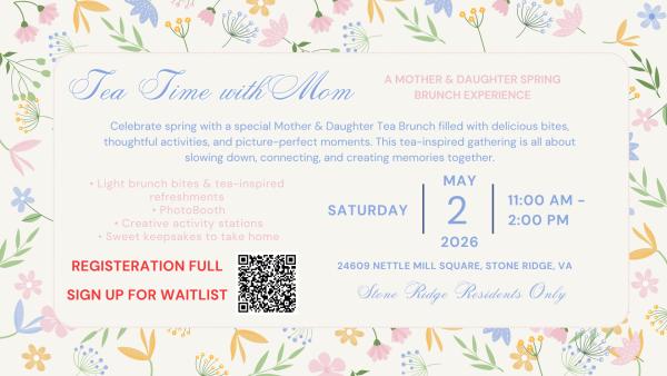 Stone Ridge - Mother & Daughter Tea Brunch