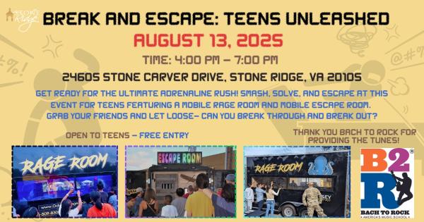 Stone Ridge - Break & Escape: Teens Unleashed